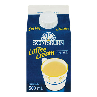 Scotburn 18% Coffee Cream, 500 mL