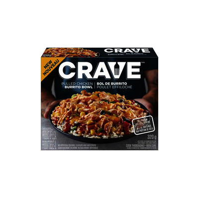 Crave Pulled Chicken Burrito Bowl, 320 g