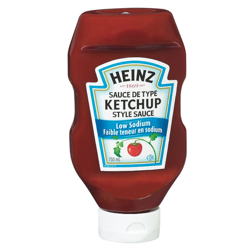 Heinz Low Sodium Ketchup, 750 mL