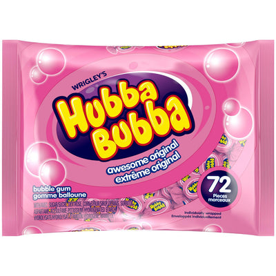 Wrigley's Hubba Bubba Awesome Original Bubble Gum, 72 ct