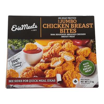 Erie Meats Jumbo Chicken Breast Bites, 1.5 kg