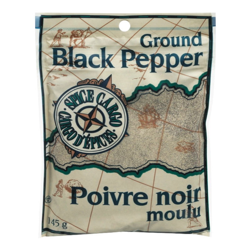 Spice Cargo Ground Black Pepper, 145 g