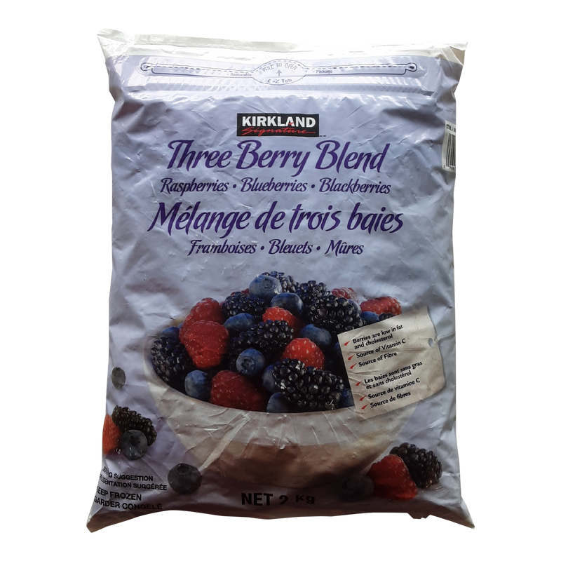 Kirkland Signature Three Berry Blend, 2 kg