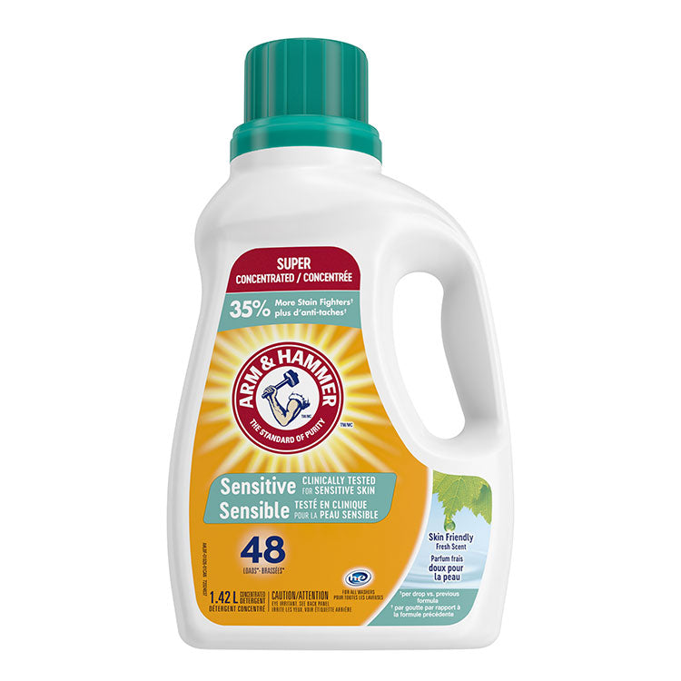 Arm & Hammer Fresh Scent Skin Friendly Sensitive Skin Concentrated Detergent, 1.42 l