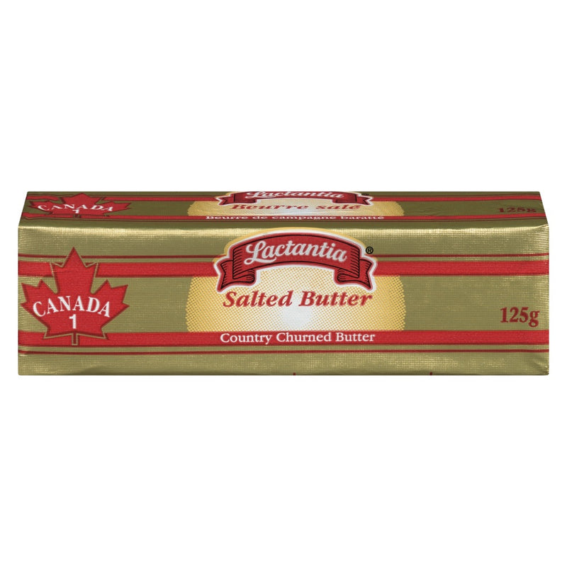 Lactantia Salted Butter Country Churned Butter, 125 g