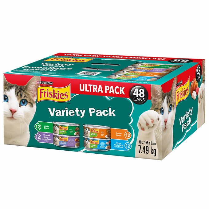 Friskies Variety Pack Cat Food, 7.49 kg