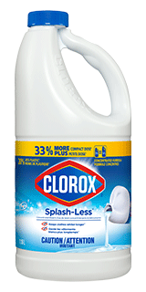 CLOROX LQ BLEACH SPLASH LESS
