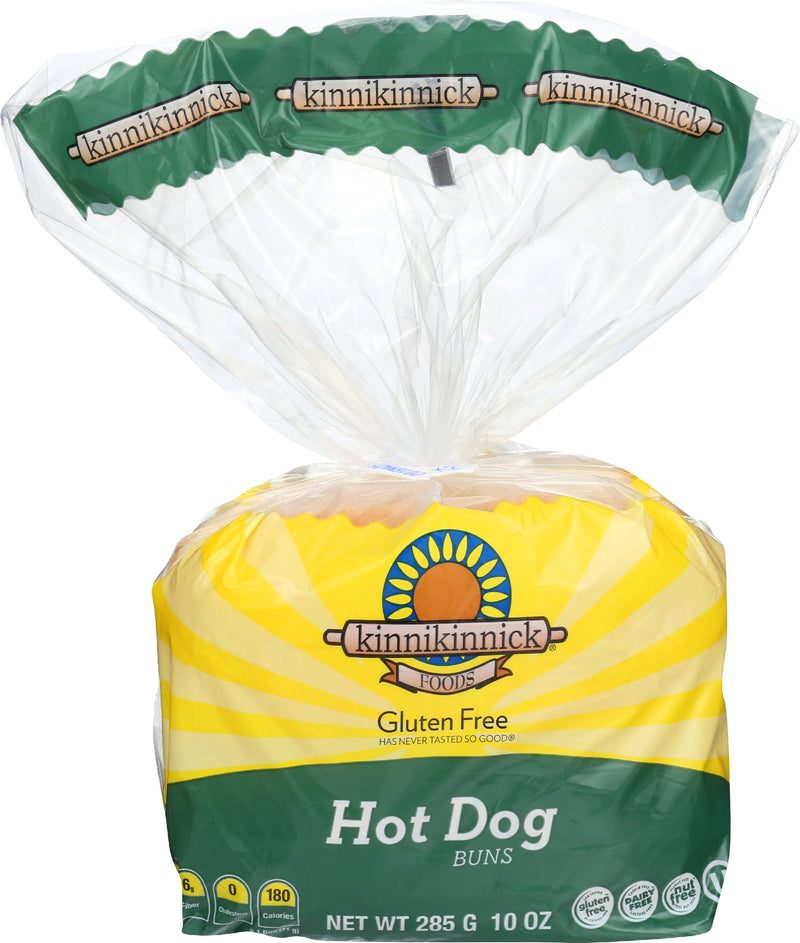 Kinnikinnick Gluten Free Hotdog Buns, 4 ct