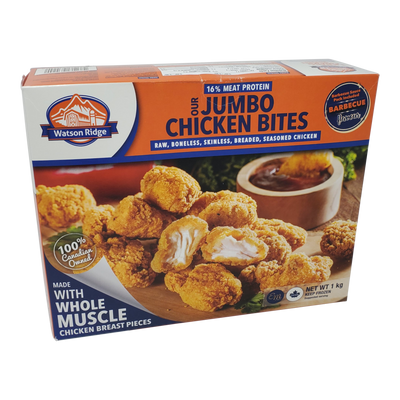 Watson Ridge Jumbo Popcorn Chicken Bites, 1 kg