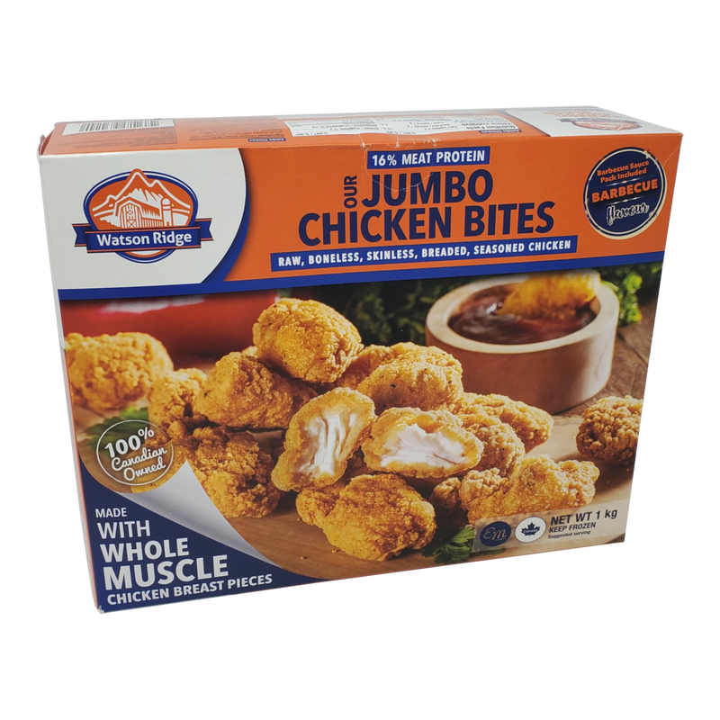 Watson Ridge Jumbo Popcorn Chicken Bites, 1 kg