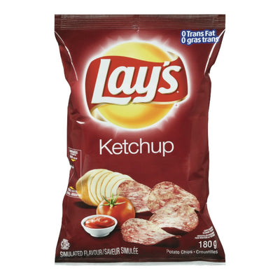 Lays Ketchup potato chips, 165 g