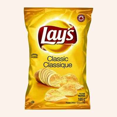 Lay's Classic Flavour Potato Chips, 165 g
