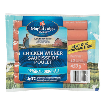 Maple Lodge Farms Chicken Wiener, 12 ct, 450 g