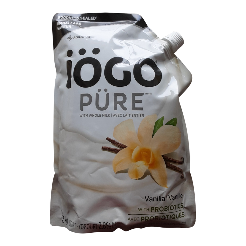 Iogo Pure Vanilla Yogurt, 2 kg