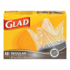 Glad Regular Easy-Tie 40 Clear Bags