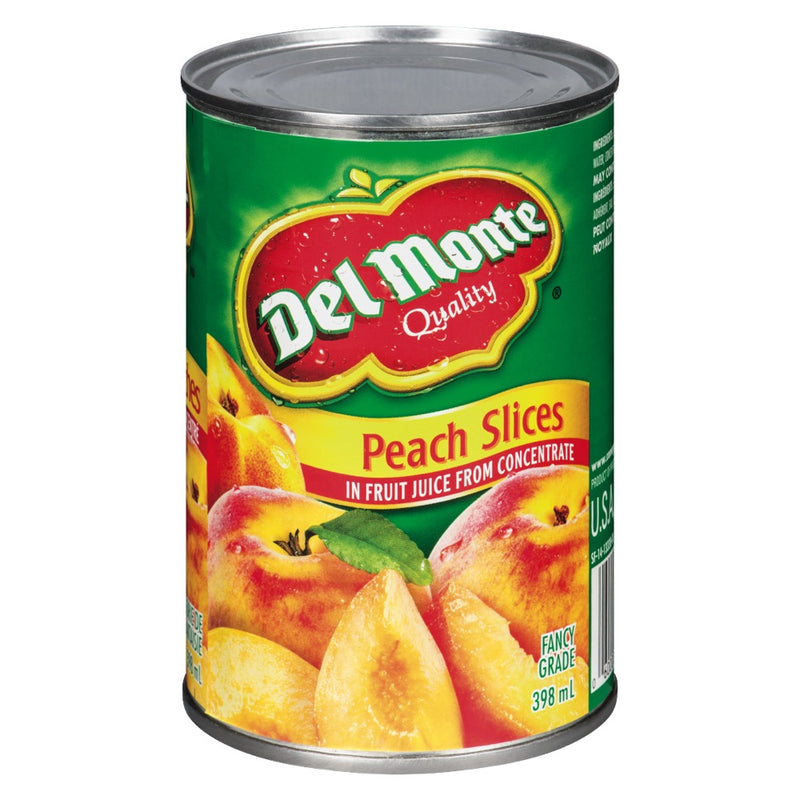 Del Monte Peach Slices in Fruit Juice, 398 mL