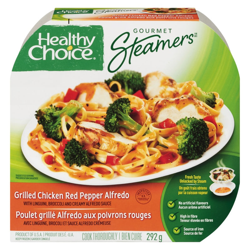 Healthy Choice Steamers Grilled Chicken Red Pepper Alfredo, 255 g