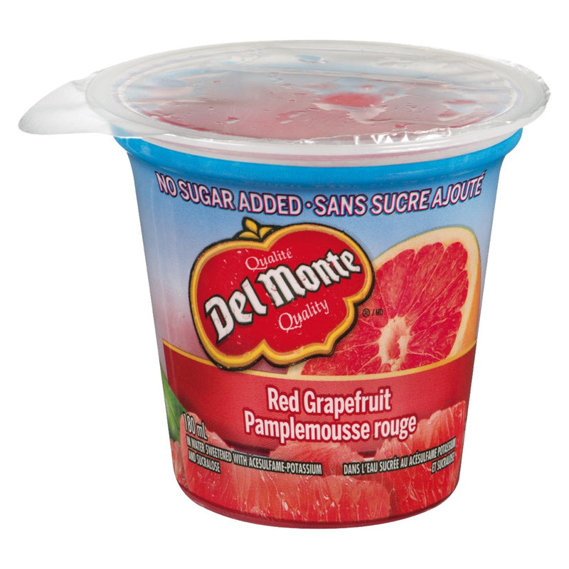 Del Monte No Sugar Added Red Grapefruit, 180 mL