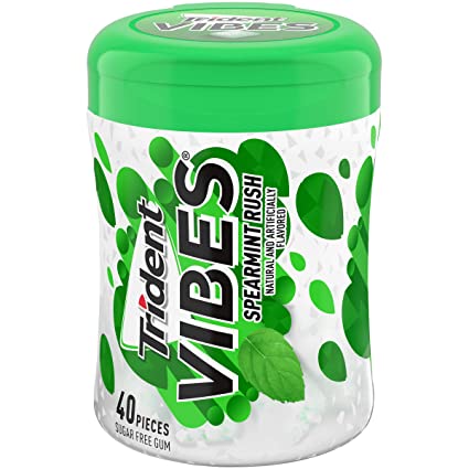 TRIDENT VIBES SPEARMINT RUSH GUM