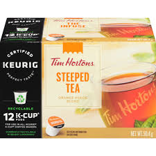 Tim Horton's Steeped Tea K-Cups, 50g  (12ct)