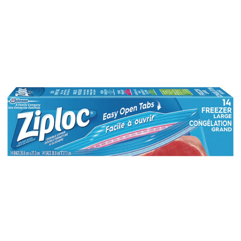 Ziploc Freezer Bags Large, 15 ct