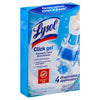 Lysol Click Gel Automatic Toilet Bowl Cleaner Spring Waterfall, 4 count