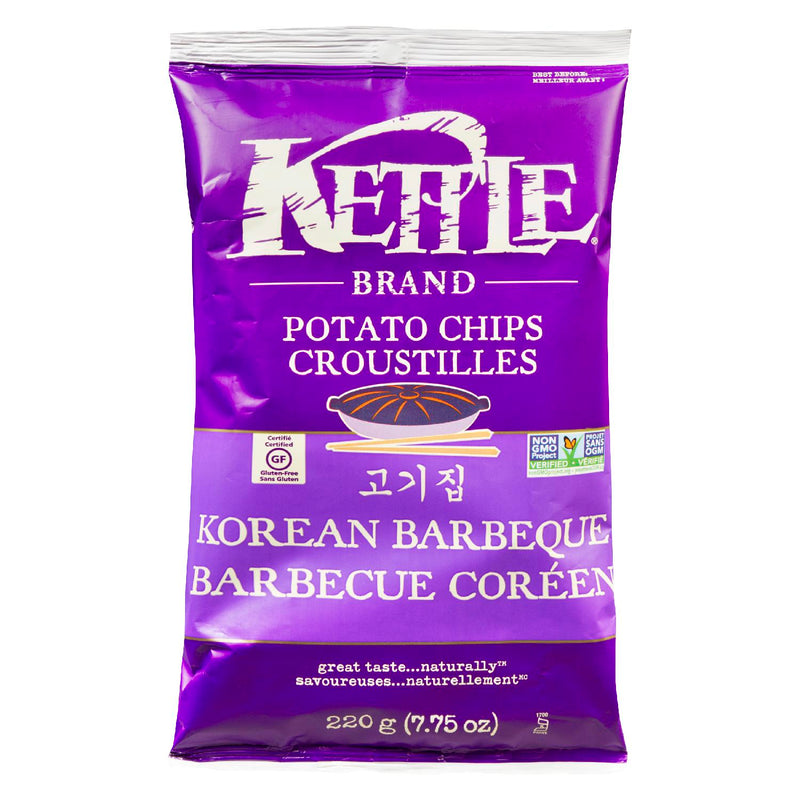 Kettle Brand Korean Barbeque Potato Chips, 220 g