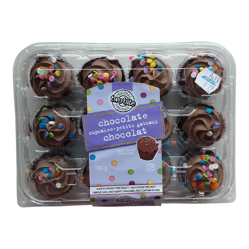 Two Bite Chocolate Cupcakes, 284 g