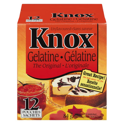 Knox Unflavoured Gelatine, 84 g