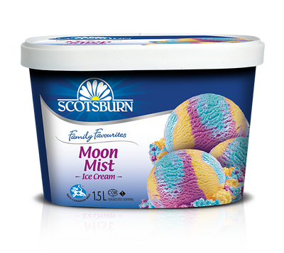 Scotsburn Family Favorites Moon Mist Ice Cream, 1.5 L