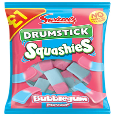 Swizzels Bubblegum Flavour Squashies Drumstick, 1 ct