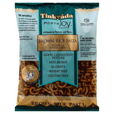 Tinkyada Gluten-Free Pasta Joy Ready Brown Rice Fusilli Pasta, 454 g