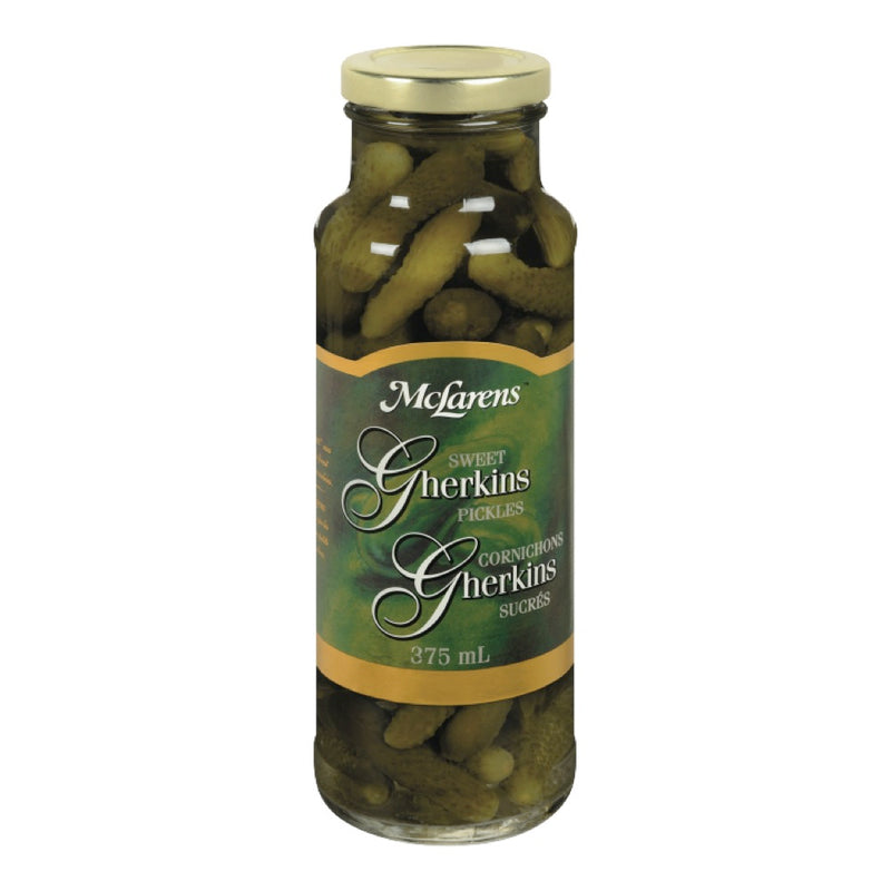 McLarens Sweet Gherkins Pickles, 375 mL