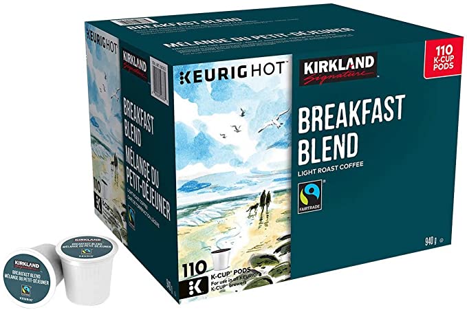 KIRKLAND BREAKFAST BLEND COFFEE PODS