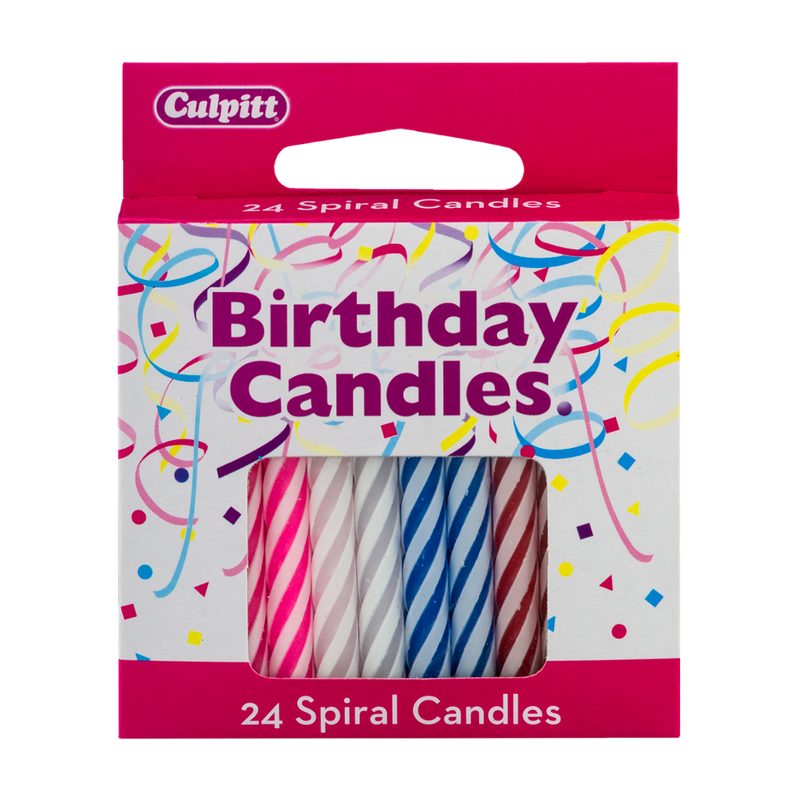 Culpitt Birthday Candles, 24 ct