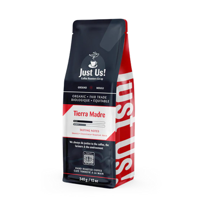 Just Us! Organic Tierra Madre Ground Coffee, 340 g