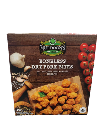 Muldoon's Pub Classics Boneless Dry Pork Bites, 400 g