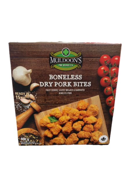 Muldoon's Pub Classics Boneless Dry Pork Bites, 400 g