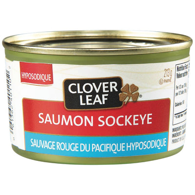 Clover Leaf Sockeye Salmon Low Sodium, 213 g