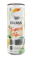 Celsius Tropical Vibe Live Fit Sparkling Starfruit Pineapple Energy Drink, 12 fl oz