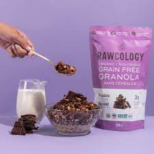 Rawcology Organic Grain Free Chocolate Granola, 500 g