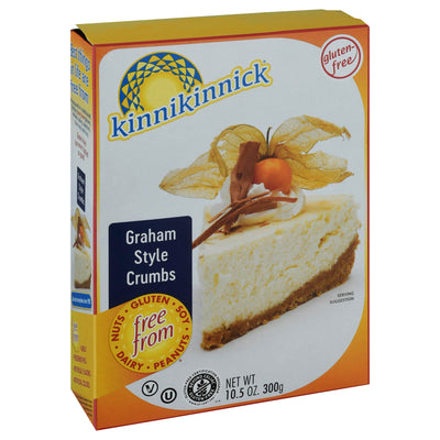 Kinnikkinnick Foods Gluten Free Graham Style Cracker Crumbs, 312 g