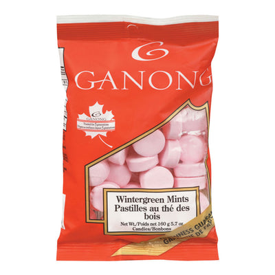 Ganon Wintergreen Mints Candies, 160 g