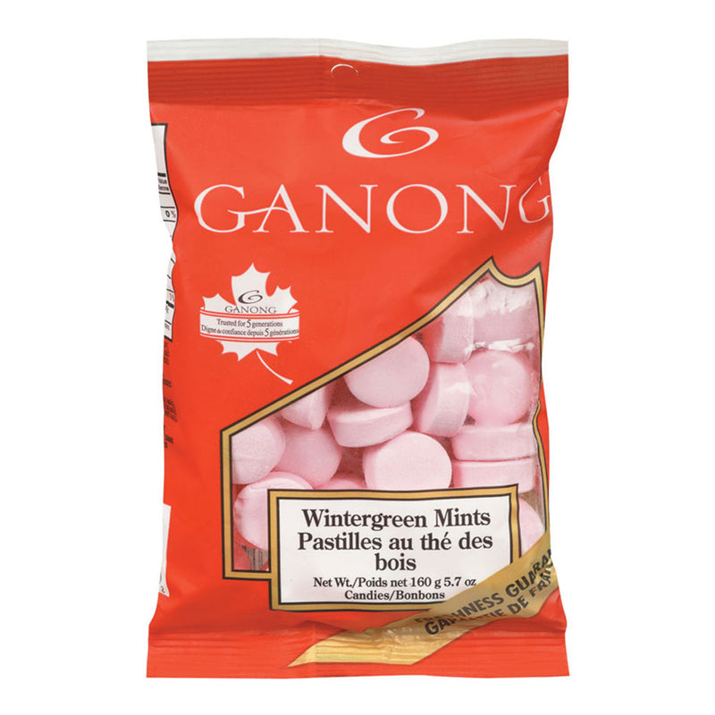 Ganon Wintergreen Mints Candies, 160 g