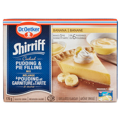 Shirriff Banana Cooked Pudding & Pie Filling, 170 g