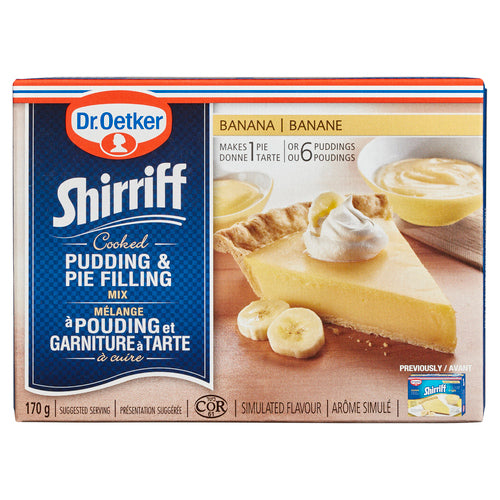 Shirriff Banana Cooked Pudding & Pie Filling, 170 g