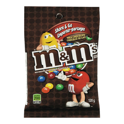 m&m's Milk Chocolate Candies, 120 g