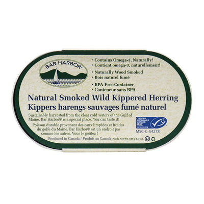 Bar Harbor Skinless Boneless Smoked Sardine Fillets, 190 g
