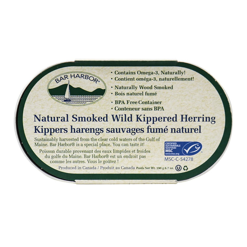 Bar Harbor Skinless Boneless Smoked Sardine Fillets, 190 g