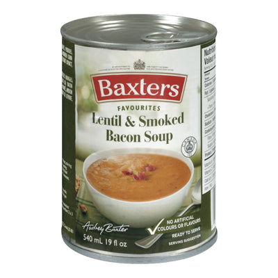 Baxter's Lentil & Smoked Bacon Soup, 540 mL